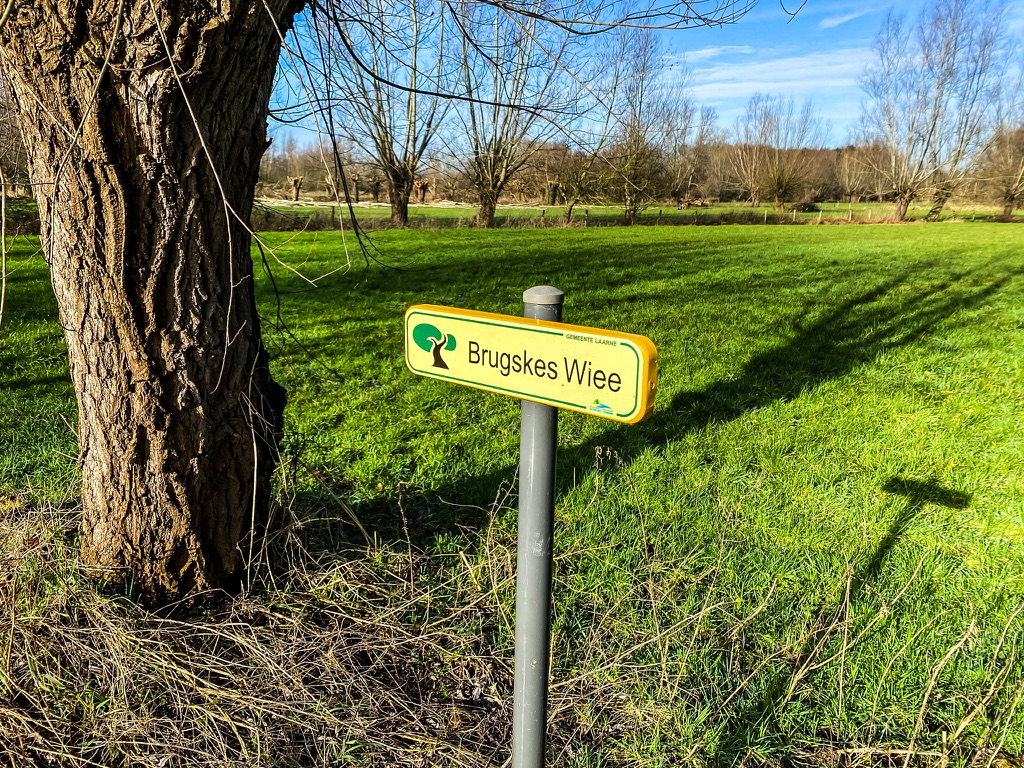 Brugskes wiee veldweg in laarne