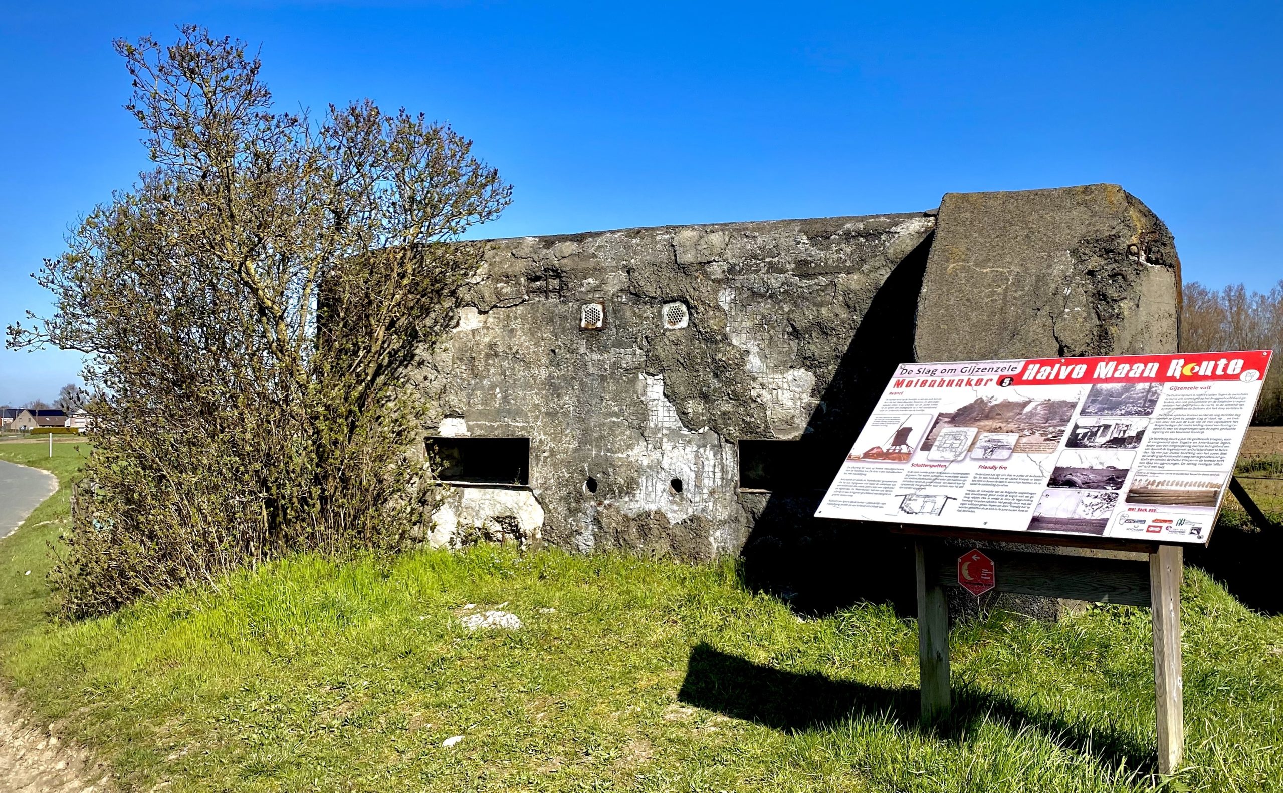 Bunker op de Halve Maanroute te Gijzenzele