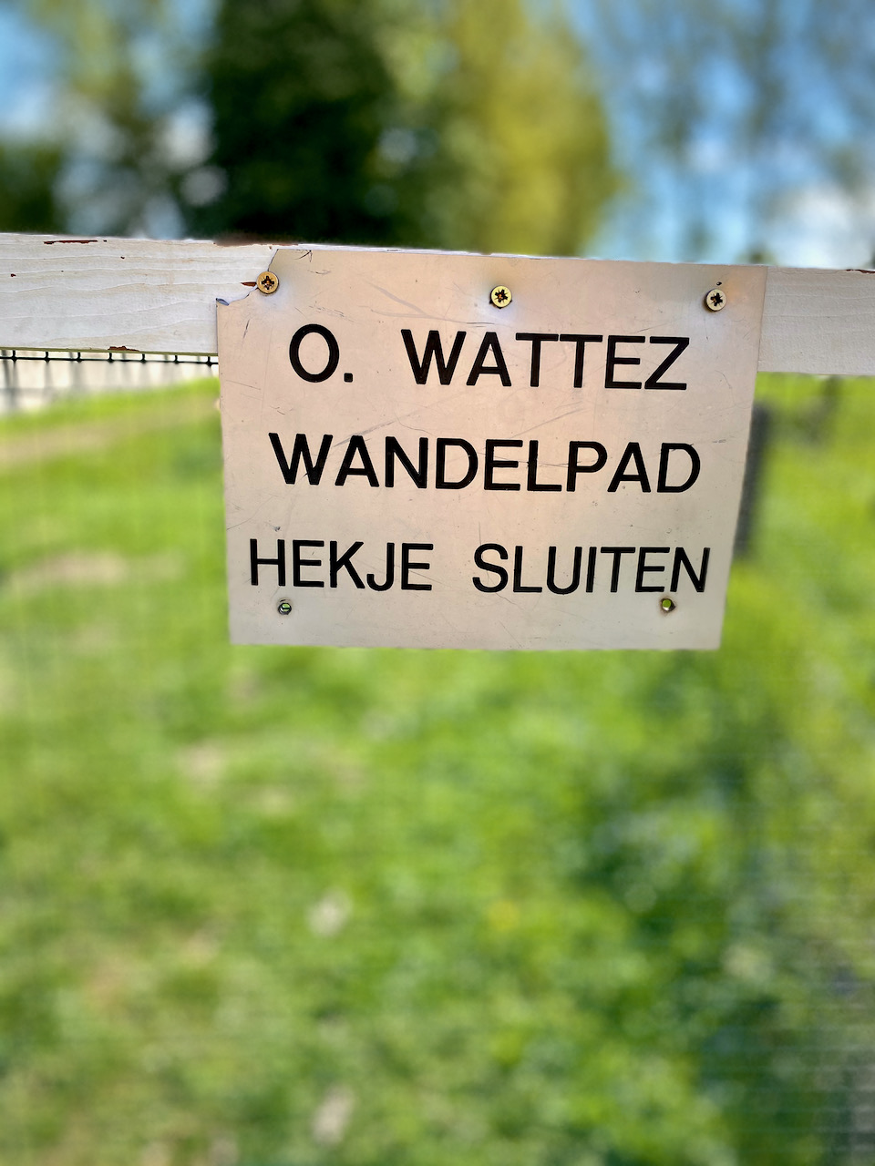 Omer Wattez wandelroute in Schorisse