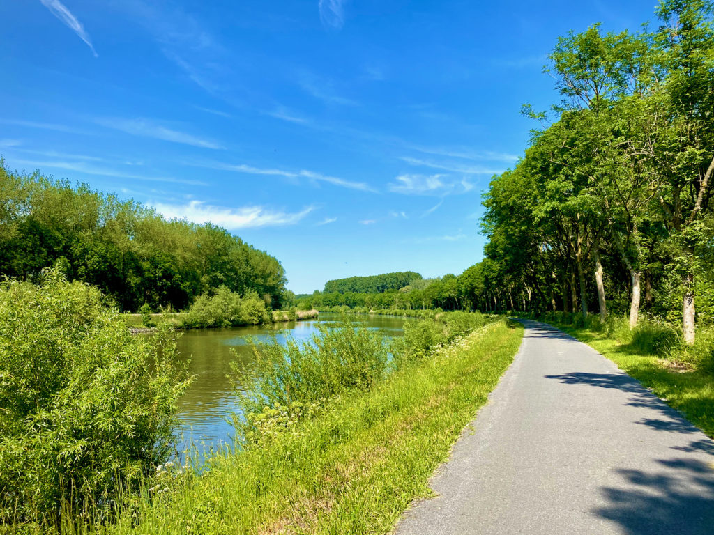 Jaagpad langs de Merelbeekse Scheldemeersen