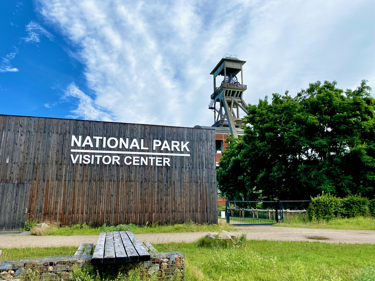 Hoofdtoegang tot het Nationaal Park Hoge Kempen in Maasmechelen