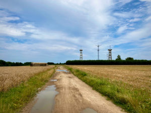 Bunker en oude zendmasten op de Treinstapper Munkzwalm-Gontrode